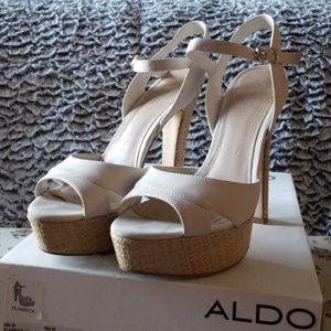 Aldo heeled platform sandals
